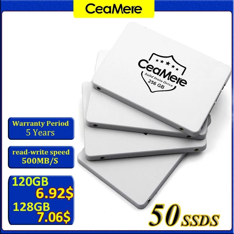 CeaMere  ָ Ʈ ̺ 2.5, ǻ Ʈ ϵ, SATA3 SATA SSD ϵ ũ, 120GB, 240GB, 256GB, 512GB, 50PCs